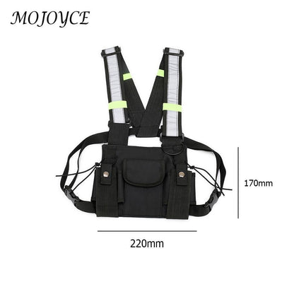 Hot Sale Backpacks Delicate Texture Men Women Multi-function Backpack Fashion Hip Hop Outdoor Travel Chest Knapsack