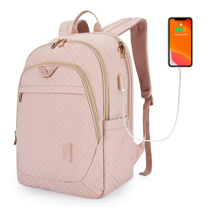 BAGSMART  Anti-theft Waterproof 15.6 Inch Laptop Backpack School Backpacks USB Charging Port Men Business Travel  Backpack Women