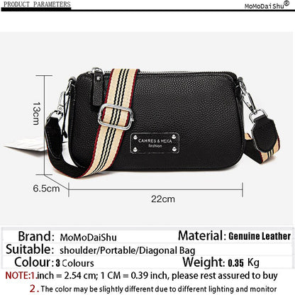 Designer Crossbody Bag Women Famous Brand  Genuine Leather Women&#39;s Bag Cowhide small Handbag Fashion Shoulder Women Bag Leather