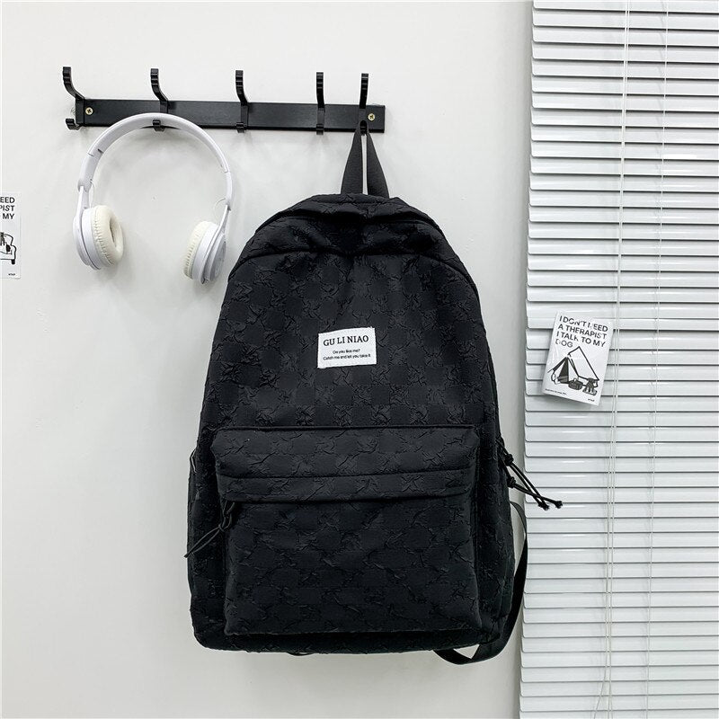 Fashion Plaid Backpack Women Cotton Portable Traveling Bag Unisex Preppy Schoolbag for Boy Girl Students Lovely Laptop Backpacks